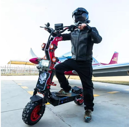 Fast Shipping 10000W 8000W Adult Two Wheel 72V 14 Inch Electric Scooter Dual Motor Powerful Adult E Scooter With Seat