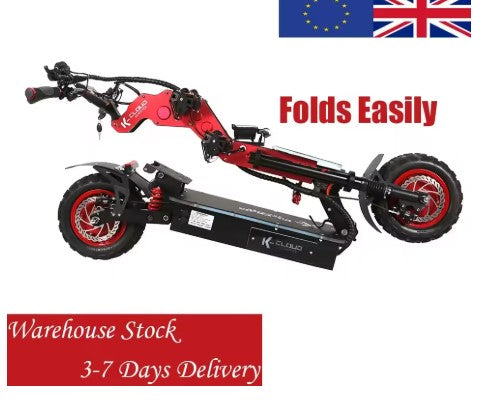 Fast Shipping 10000W 8000W Adult Two Wheel 72V 14 Inch Electric Scooter Dual Motor Powerful Adult E Scooter With Seat